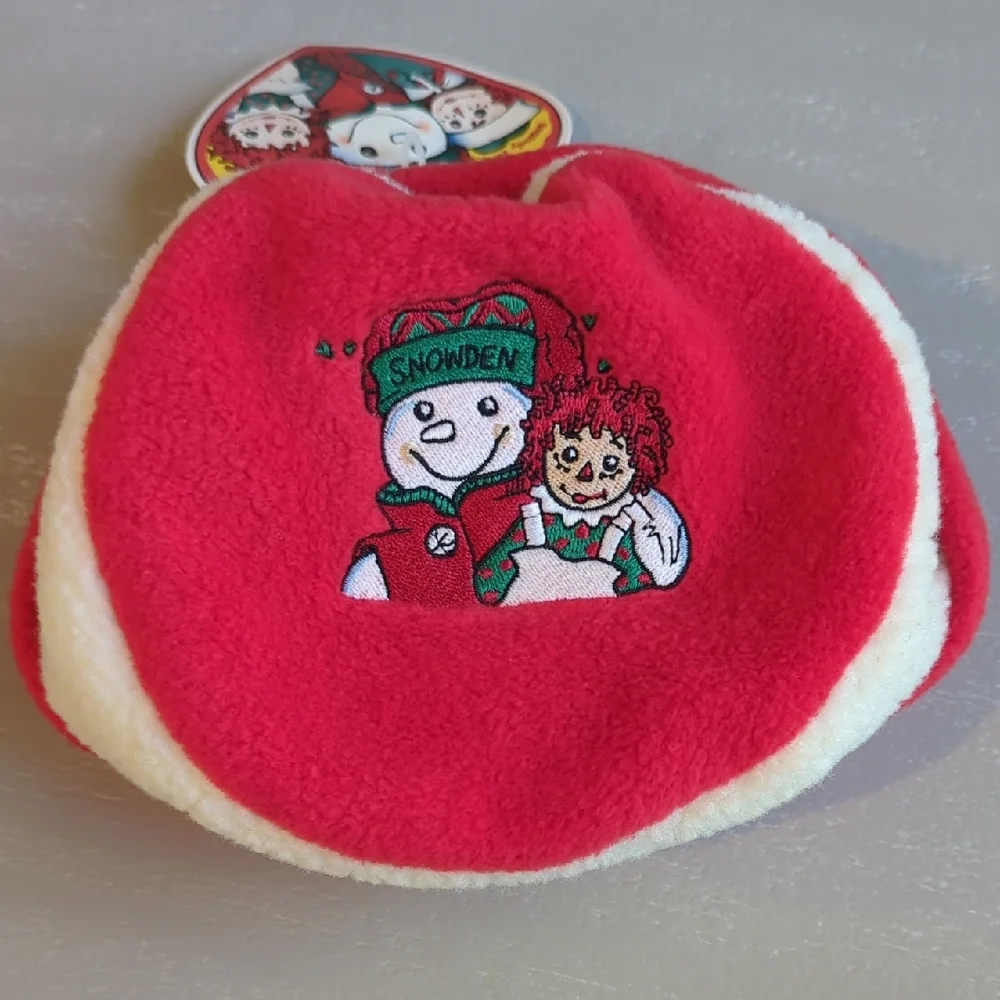 NWT Vintage Raggedy Ann Snowden Winter Hat & Mittens‎ Set size 4-6X
